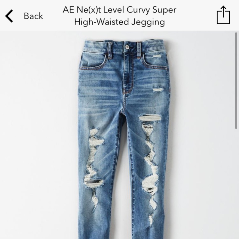 AE Nxt level curvy super high waisted jeggings